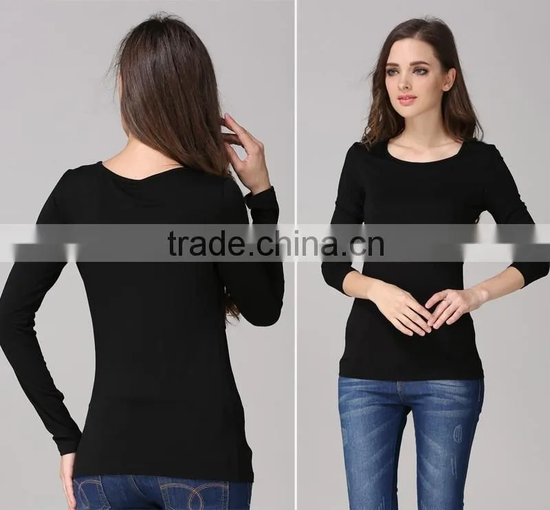 Long Sleeve Maternity Nursing T-shirt new Style Fashion