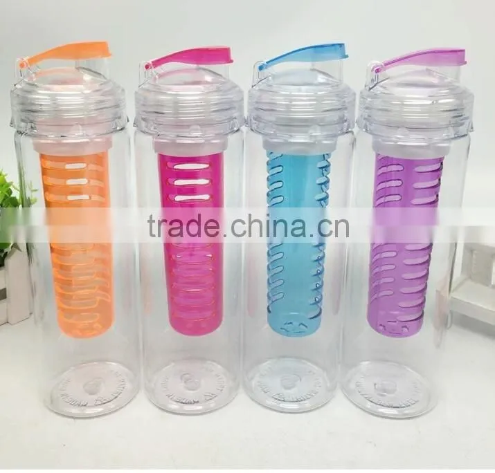 2016 BPA FREE Fruit Infuser Bottle Lemon Cup Sports Water Bottle