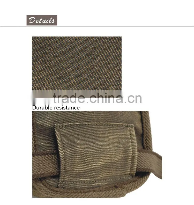 classic canvas log bag long strap durable sport bags