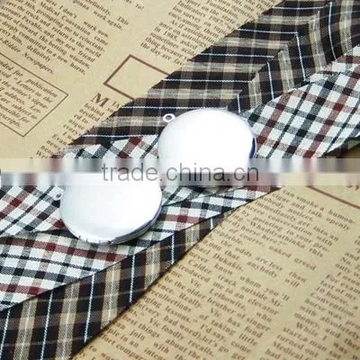 33mm silver plated brass round blank photo locket pendant charm DIY jewelry supplies 1112003