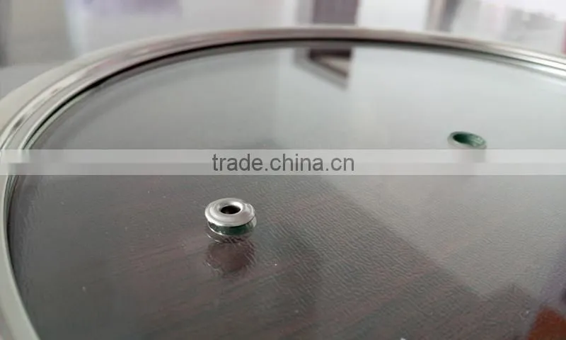 all size C type temeperd glass lid