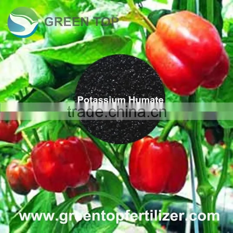 Leonadite origin potassium humate black granular potassium organic humic acid fertilizer