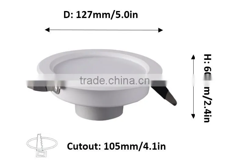 Retrofit led daylight recessed lighting / Exclusive design high lumen led ceiling light