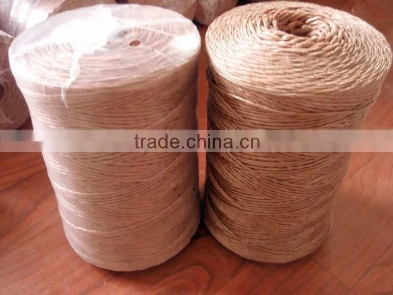 fibrillated split film pp packing twine