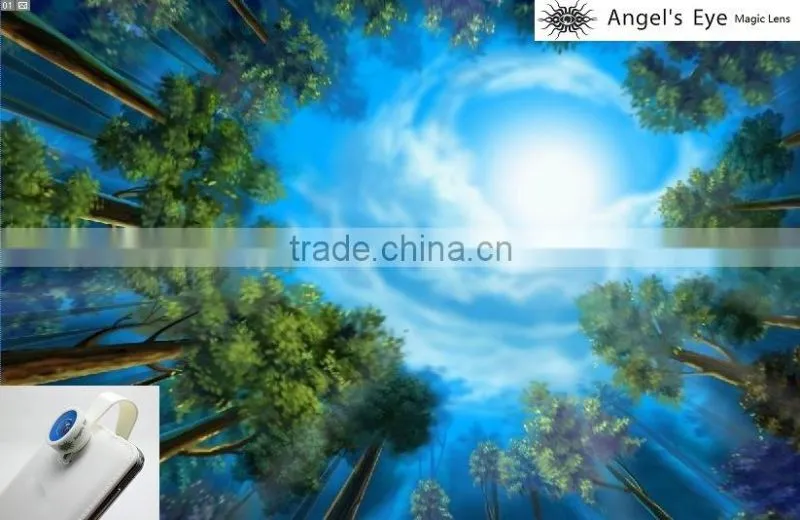 Universal 180Degree Fisheye Lens Angel's Eyes For Mobile phones Tablets Laptops