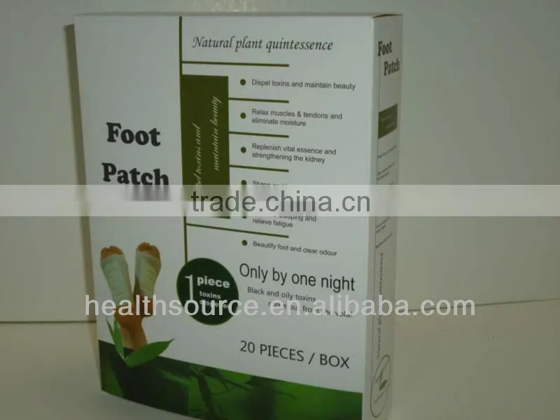 2012 good sales relax detox foot patch rose flavor with CE