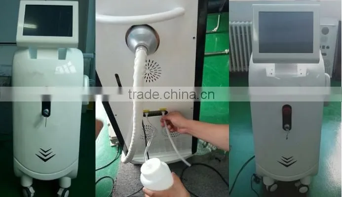 Big power/Big spot size/10 bars/ professional portable 808nm Diode Laser hair removal machines