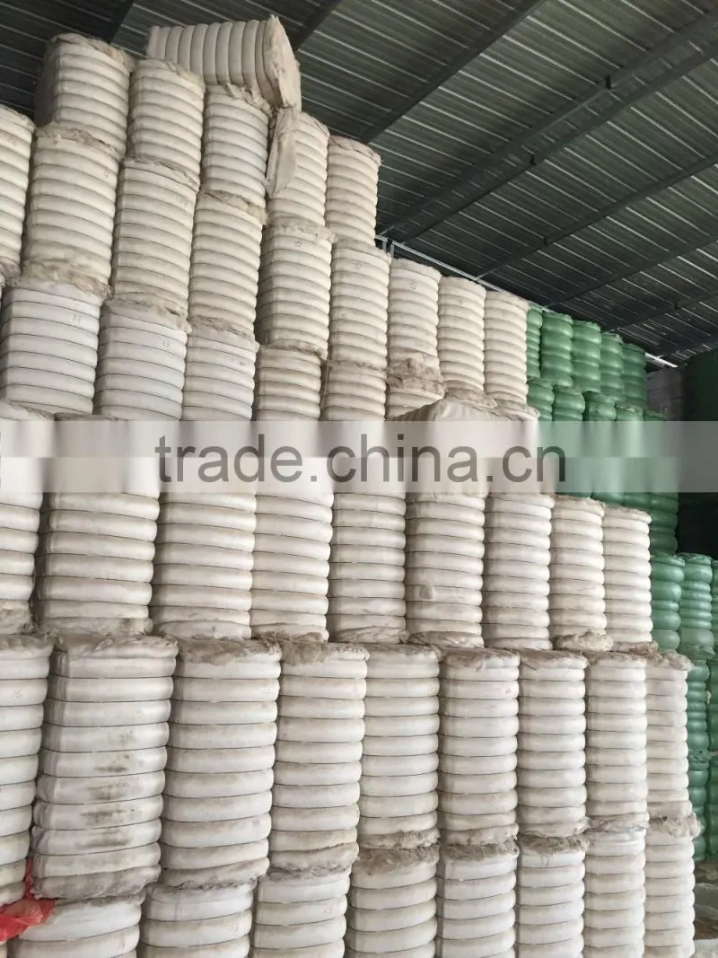 fine sheep woolwaste 27mic & 30-50mm, natural white color