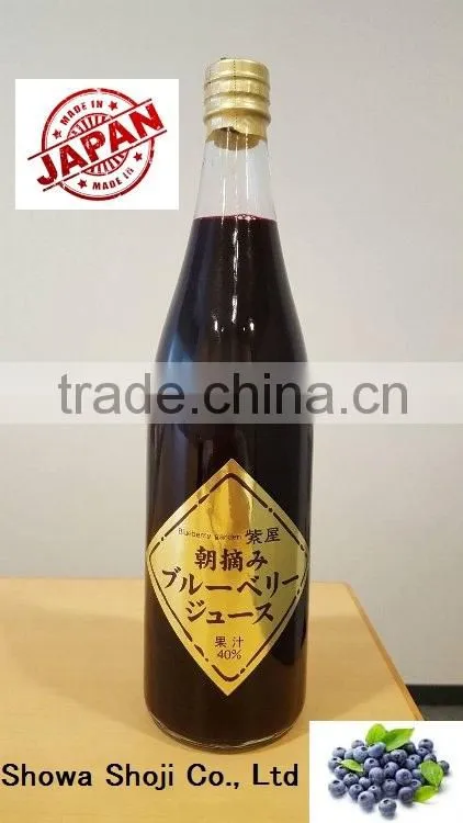 Japanese High Quality Fresh Blueberry Fruit Juice Concentrate