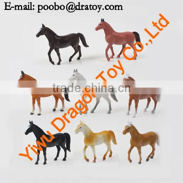 High quality custom small toy plastic horse