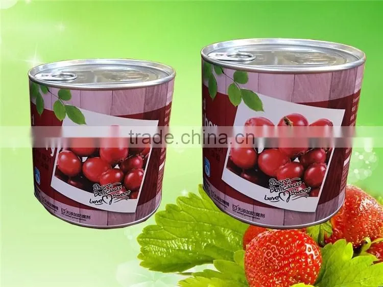 Manufacture Empty food Tins Composite Paper Can with Tin Slip Lid