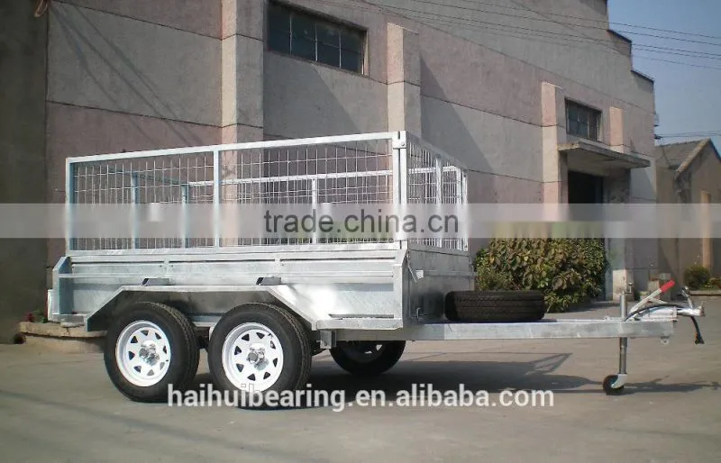 8*5 & 10*5 tandem box trailer with cage