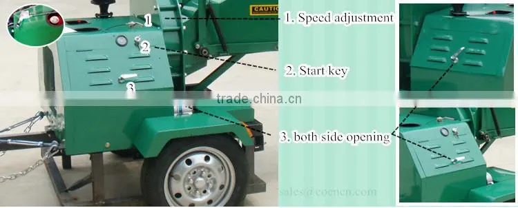 CE standard wood chips, wood chipping machine, wood cutting machine with ce