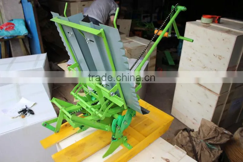 Most popular Agricultural machinery 2Rows Manual Rice Transplanter from China, with wholesale rice transplanter price
