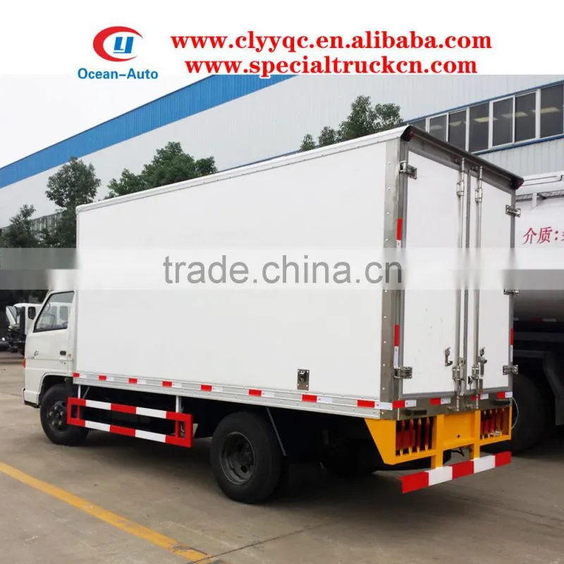 JMC small refrigeration unit 3 TON refrigerator freezer truck for sale