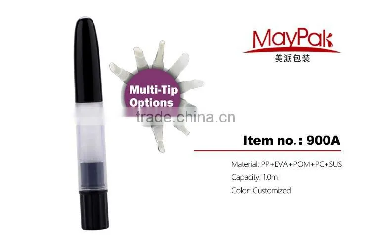 Plastic 1.0ml Bullet Cap Teeth Whitening Pen Lip Gloss Pen Twist Cosmetic Pen