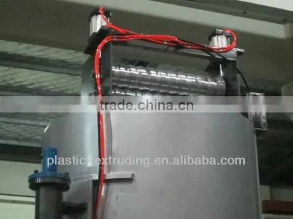 PE film agglomerator granulating line/PE/PP film agglomerator granulating machine