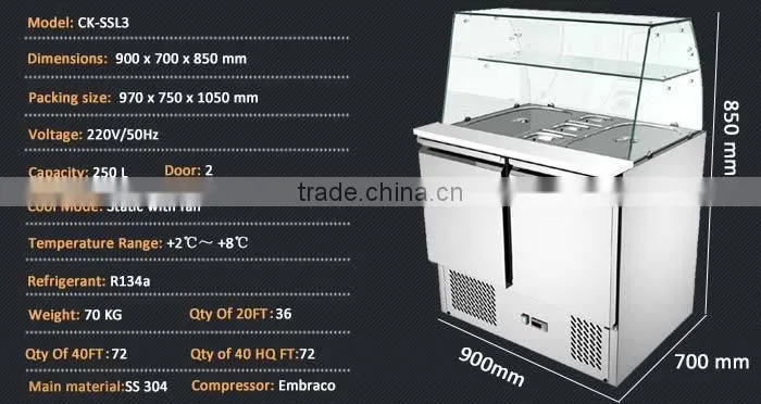 Restaurant Deli Refrigerator/Deli Showcase/Showcase Fridge