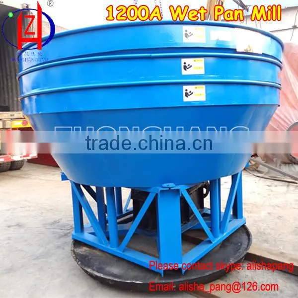 China 2015 New Edge-Milling Machine for Gold Ore Grinding in Russia