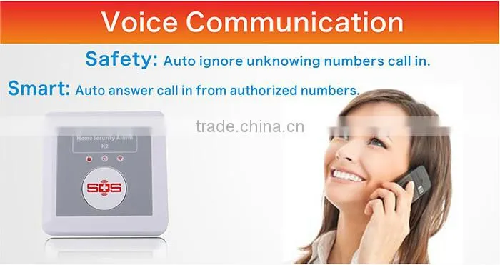 Elderly help alarm SOS emergency panic button for elderly,wireless elderly timer for medical k4