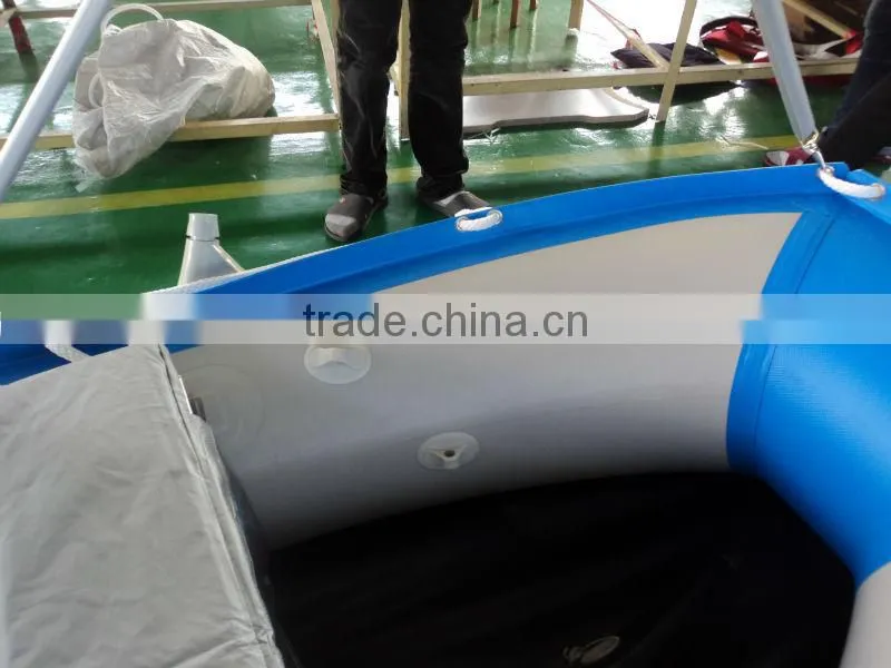PVC material high-speed inflatable boats with awning