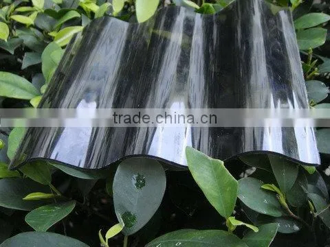 polycarbonate transparent corrugated roofing tile