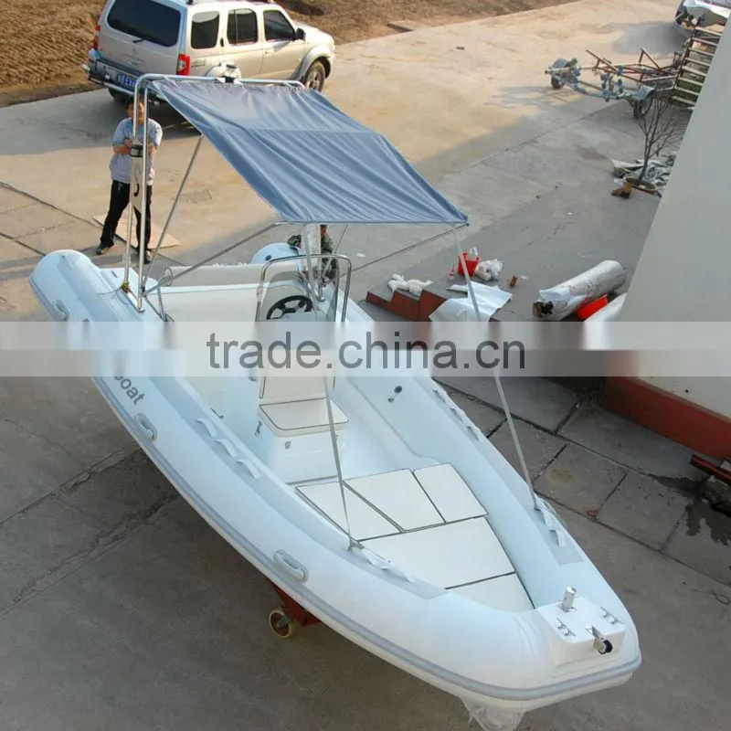 CE certificated rib 5.5m inflatable boat fishing