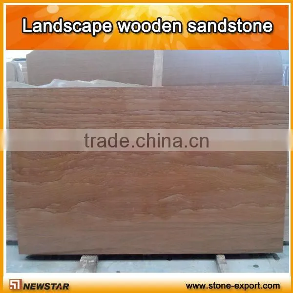 teawood sandstone slab
