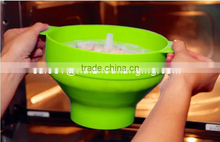 Silicone Collapsibel Popcorn Popper ,Silicone Popcorn Popper,silicone popcorn maker