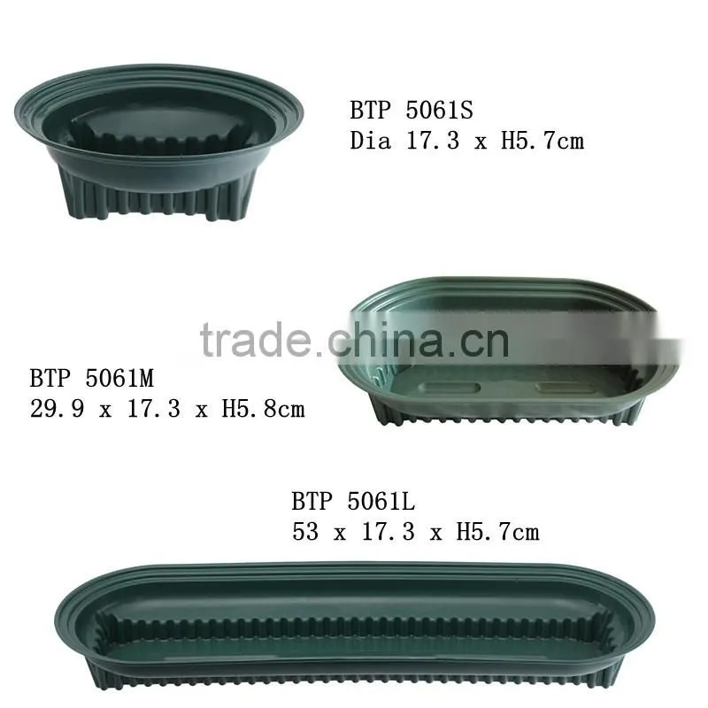 1 brick Green Plastic Floral Tray