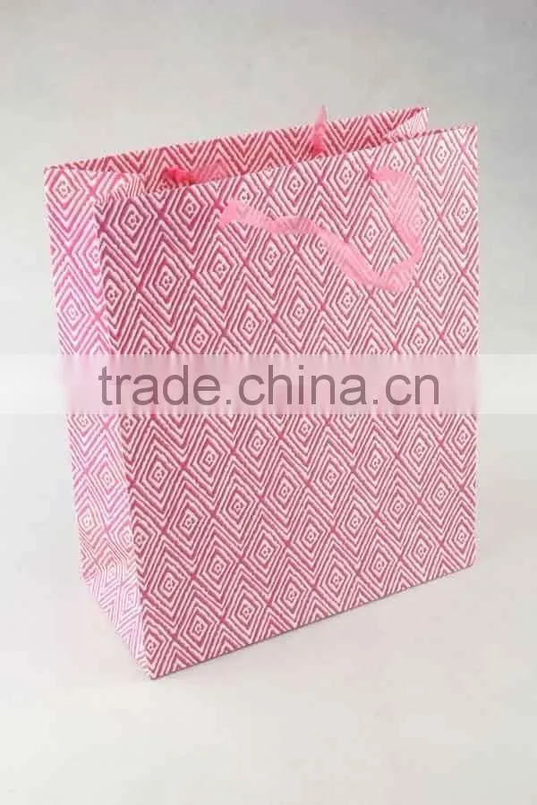 Colorful Shopping Paper Bag Through Foaming Process/Printed Foldable Gift Bag