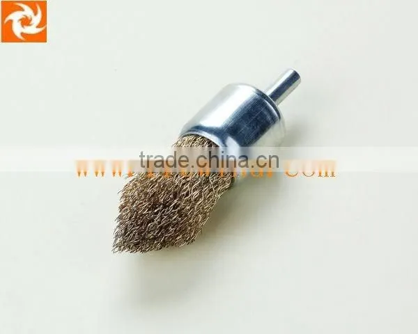 abrasive wire end brush