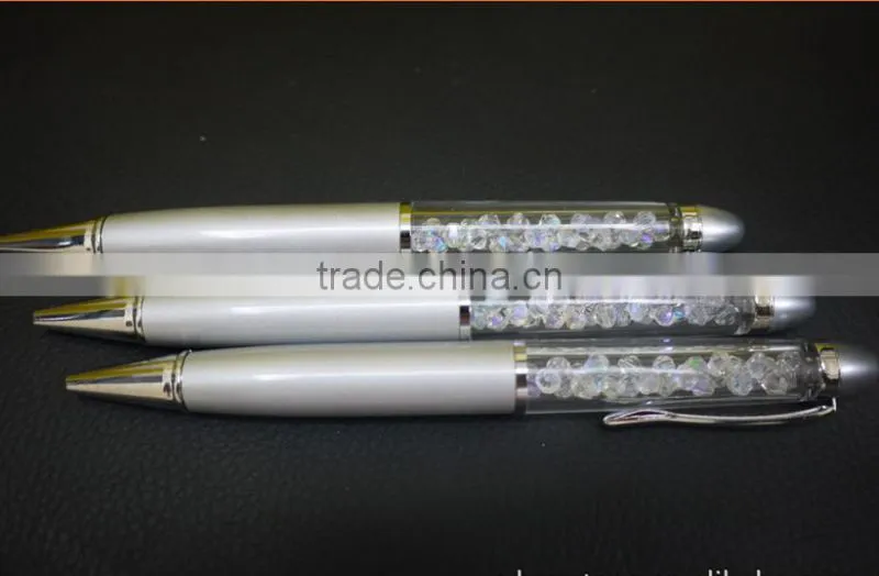 very cheapest !!! new fashional metal white jumbo crystal diamond new ball pen/promotional ball pen/shining ball pen