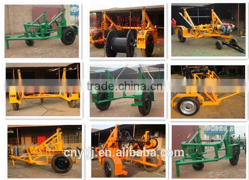 China Supply Multifunctional Cable Drum Trailer,Cable Reel Trailer