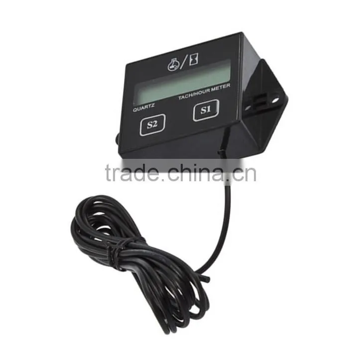 New Tach Hour Meter For Mower Quads Jetskis Dirt Bikes Snowmobile ATV Motorcycle Boat Gas Engine Hour Meter