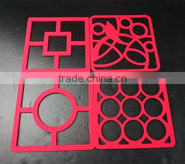 16096 silicone high temperature heat insulation mat kitchenwares silicone mat flexible silicone heating mat