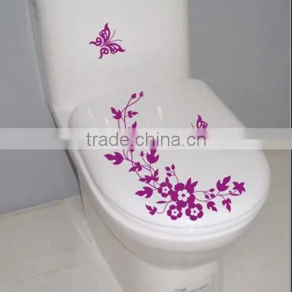 Fashion decorative DIY wall sticker Hot style toilet paste sitting room wall stickers TV setting post