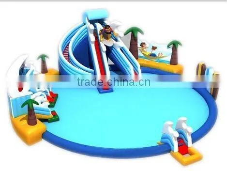Factory price giant inflatable amusement water park for aduls and kids