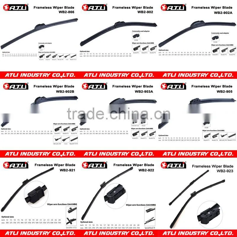 ATLI 12''-28'' Frameless car soft wiper blade