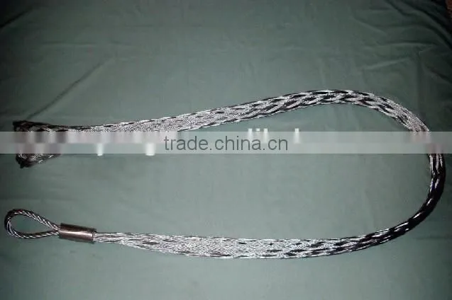 Cable Pulling Grips/Single eye double-weave cable sock