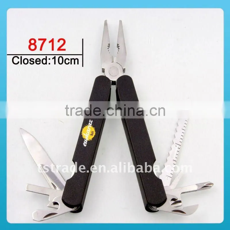 2014 Small multi adjustable tools pliers with knife 8712