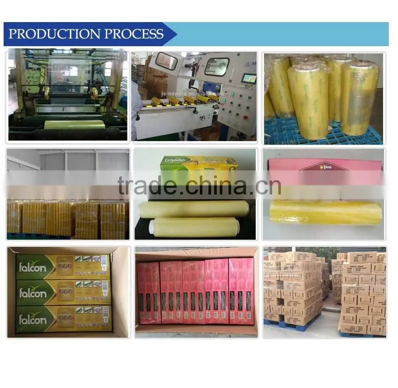 Best fresh pvc food grade stretch wrap film PE transparent soft cling film