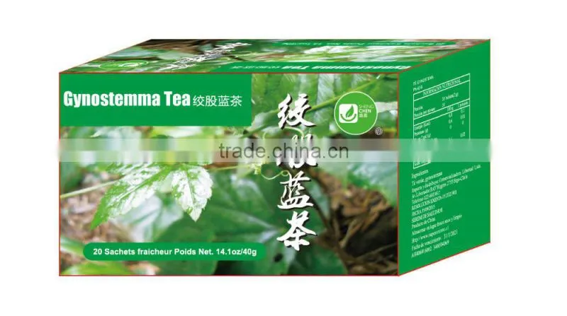 2016 top quality fda approved herbal gynostemma tea teabags, jiaogulan tea