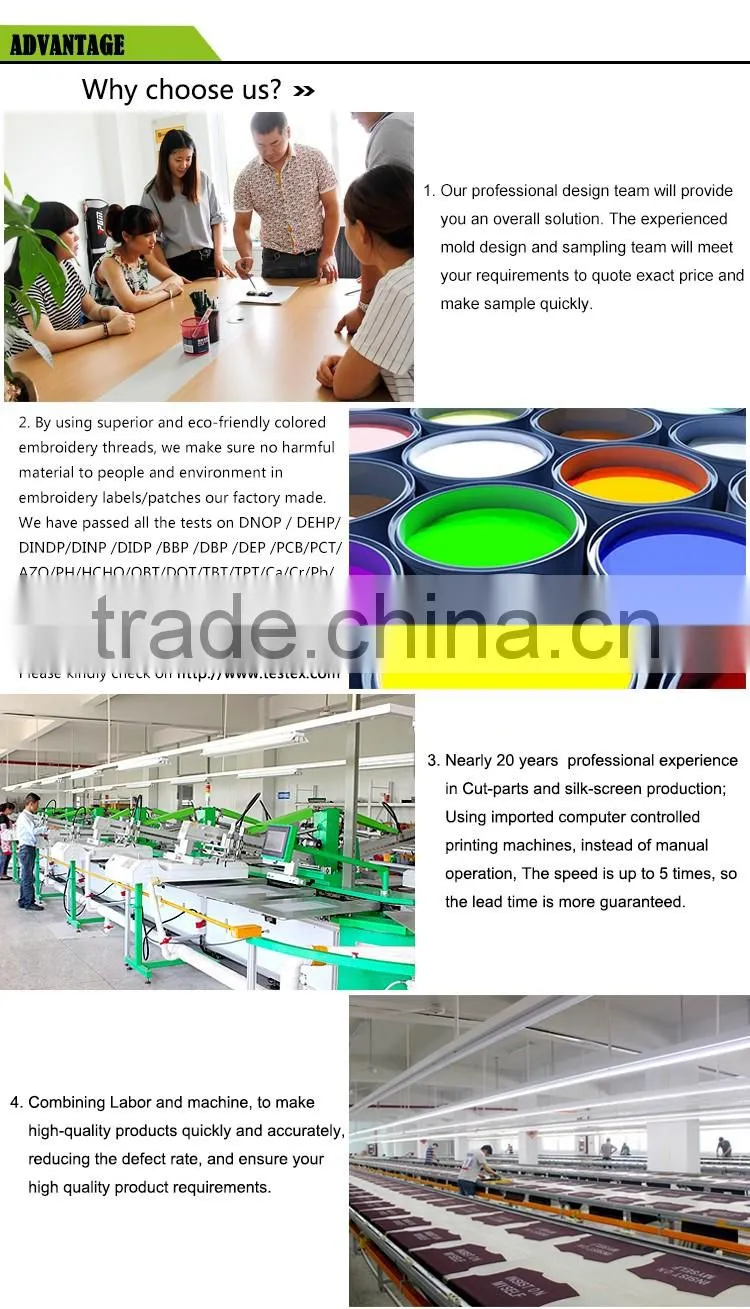 fashion custom garment printed lables