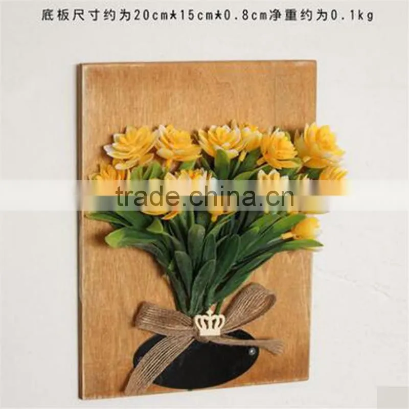plush beautiful home decoration vases Wall decor Mural Flower simulation Valentine's Day gift and Wedding decoration