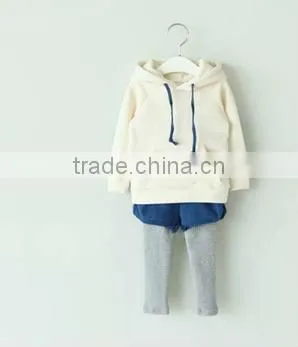 Hooded guard coat suits for children girls