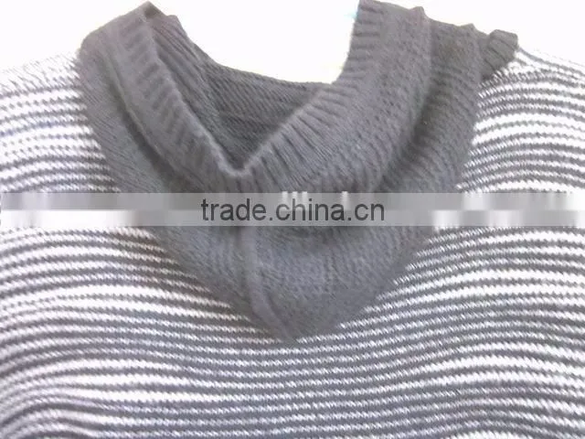 Mens Cashmere Mix Stitch Hoodie 2016 high quality knitted 100% cashmere sweater