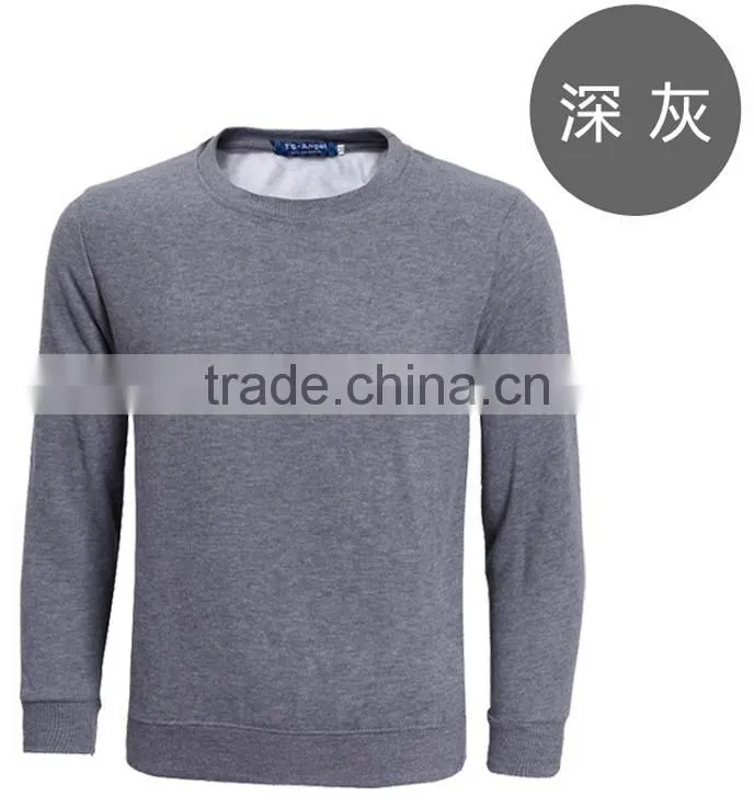 wholesale custom made high quality fleece printed knit promotional pullovers