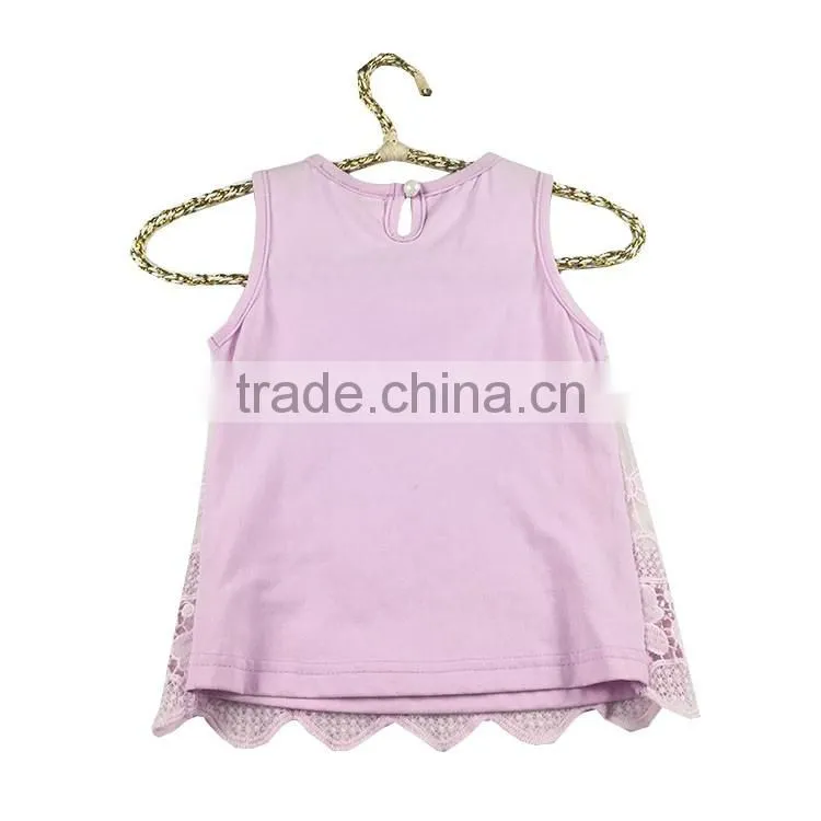 2016 New design baby girl t-shirt made in China