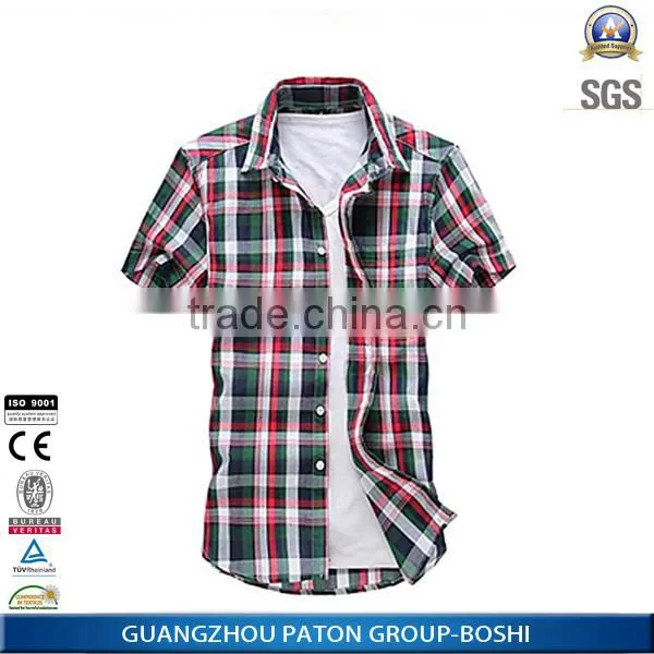Wholesale Clothing Latest Men's Plaid Casual Shirts Of Pictures With Good Price